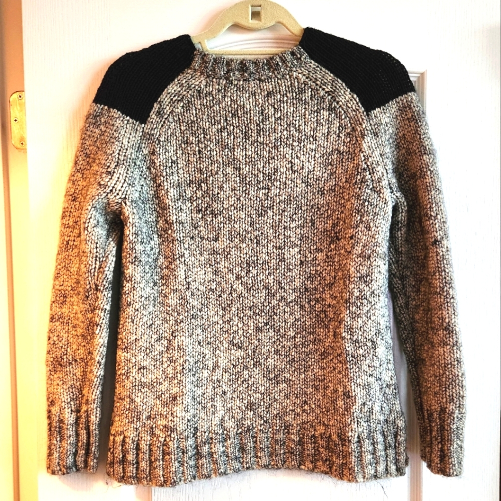 J.Crew Marled Shoulder Patch Sweater - image 4